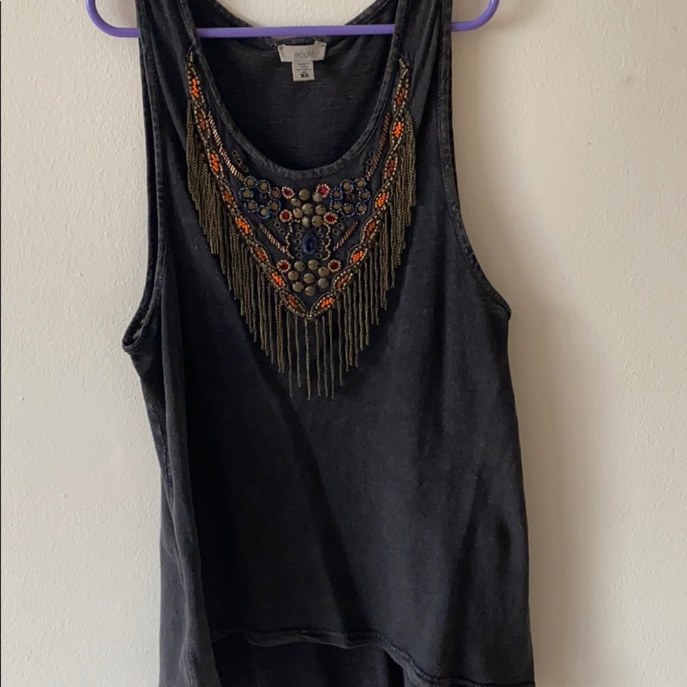 Urban Outfitters Ecote Embellished Tank